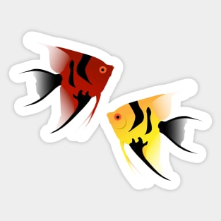 Angelfish Sticker